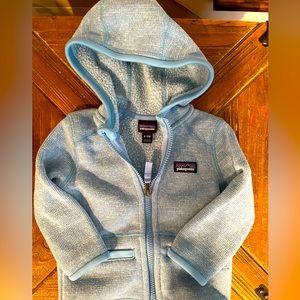 Patagonia Infant Boys hooded fleece